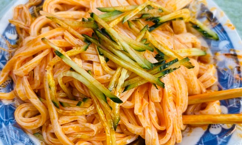 Xian-Steamed-Liangpi-Cold-Skin-Noodles Xian-Steamed-Liangpi-Cold-Skin-Noodles