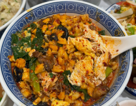 Stir-Fried-Lamb-Soup-with-Bread Stir-Fried-Lamb-Soup-with-Bread
