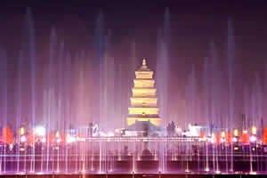 Xian City Tour: Xian Night Tour to Enjoy Musical Fountain