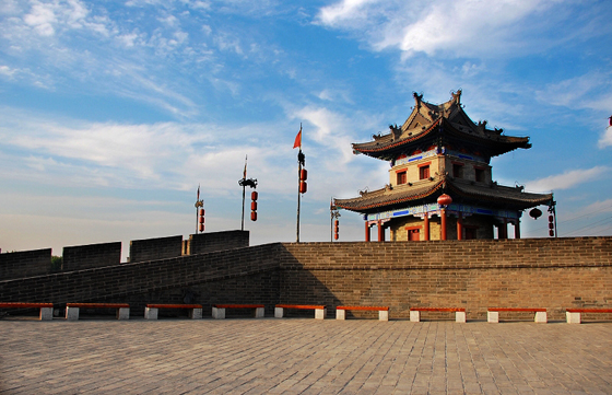 xian China silk road tour package with xian ancient city wall