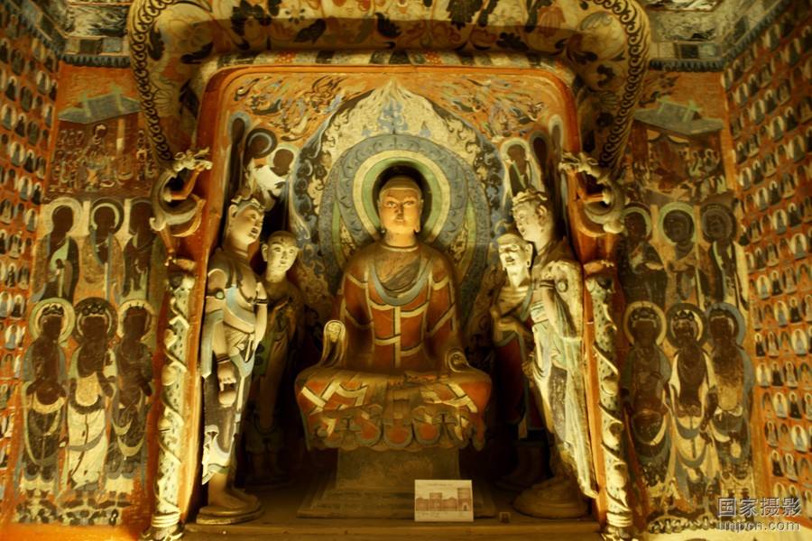 The Mogao Caves are the best known of the Chinese Buddhist grottoes and, along with Longmen Grottoes and Yungang Grottoes, are one of the three famous ancient Buddhist sculptural sites of China.