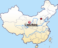 Lanzhou Location in China Map.jpg
