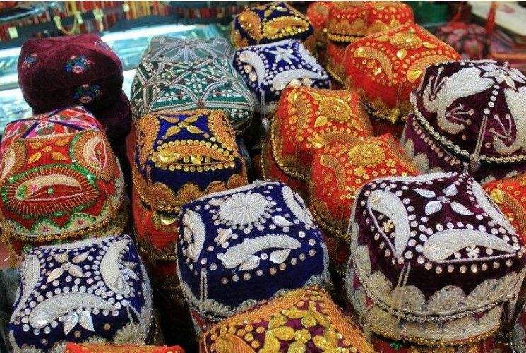 Colourful Uyghur Hats.jpg
